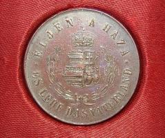 1865. "Országgyűlés megnyitása" emlékérem, díszdobozban T:2