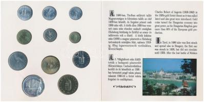 1993. 10f-200Ft 11x különféle db, szettben (egylapos betét), benne 200Ft Ag "MNB" T:BU kis...