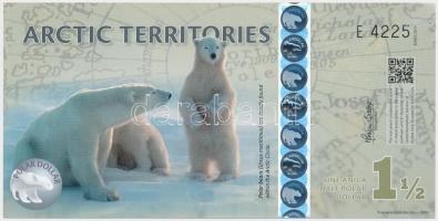 Sarkvidéki területek 2014. 1 1/2D fantázia bankjegy T:I Arctic territories 2014. 1 1/2 Polar Dollar fantasí banknote C:UNC