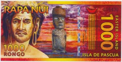 Húsvét-szigetek 2011. 1000R fantázia bankjegy T:I Easter Islands 2011. 1000 Rongo fantasy banknote C:UNC