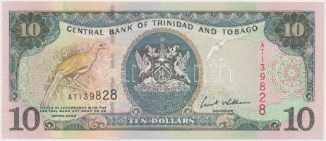 Trinidad és Tobago 2002. 10$ T:I Trinidad and Tobago 2002. 10 Dollars C:UNC