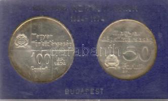 1974. "MNB" 50Ft+100Ft Ag T:BU Eredeti MNB plasztiktokban.