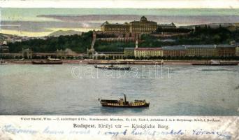 Budapest I. Királyi vár, gőzhajó