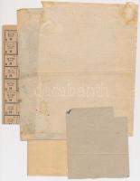 1943-1946. "Budapesti Élelmiszer-igazolvány" (2x) + "Budapesti szappanjegy" + &q...