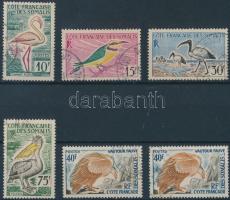 1959/1962 6 db Madár bélyeg, 1959/1962 Birds 6 stamps