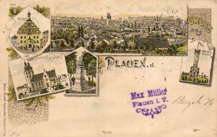 Plauen 1899 C (fl) Litho