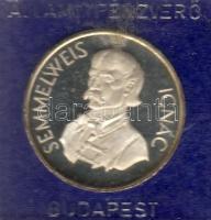 "Semmelweis" modern Ag emlékérem T:PP Eredeti plasztiktokban