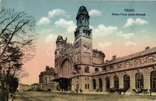 Praha, Prag; Kaiser Franz Josefs Bahnhof / railway station (fl)