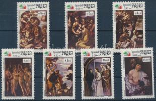 1985 ITALIA bélyegkiállítás sor Mi 704-710