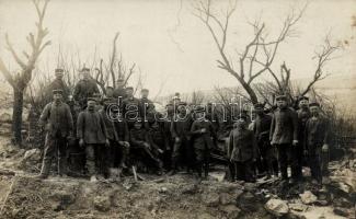 WWI German soldiers group photo