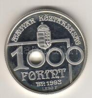 1993. "Labdarúgó VB" 1000Ft Ag T:PP Eredeti díszdobozban!