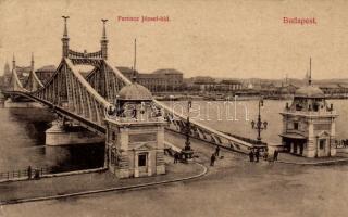 Budapest, Ferencz József híd; Divald Károly (EK)