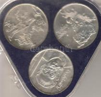 1976. "Derkovits, Színyei, Munkácsy" 200Ft Ag (3x) T:BU Eredeti plasztiktokban!