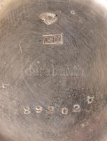 Ezüst (Ag.) fedeles zsebóra "Brauswetter János Szeged" felirattal, sérült, nem működik, br...