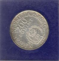 1976. "II.Rákóczi Ferenc" 200Ft Ag T:BU Eredeti MNB plasztiktokban!