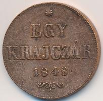 1848. 1kr Cu T:2,2-