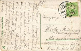 Kassa, Kosice; Fő utca, Színház / main street, theater (fa)