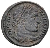 Római Birodalom / Aquileia / I. Constantinus 322. Follis Cu (3,83g) T:2,2- Roman Empire / Aquileia / Constantine I 322. Follis Cu CONSTAN-TINVS AVG / D N CONSTANTINI MAX AVG - VOT XX - AQP (3,83g) C:XF,VF RIC VII 104.