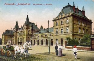 Temesvár Józsefváros Bahnhof