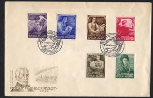 International Stamp Exhibition, Buenos Aires FDC, Nemzetközi bélyegkiállítás FDC, Internationale Briefmarkenausstellung, Buenos Aires FDC