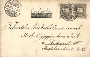 1898 Fröhliche Weihnachten! / Christmas, Theo Stroefer's Kunstverlag Aquarell-Postkarte Serie V...