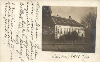 1918 Lánkapuszta, kastély, photo (fa)