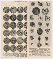 1935. "ARKANZAS - Somogyi testvérek" sportdíjak árjegyzéke