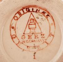 Gerz(it) mázas sörös korsó, jelzett, hibátlan, m:12 cm