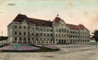 Torda, Főgimnázium, kiadja Fussy József / grammar school (fa)