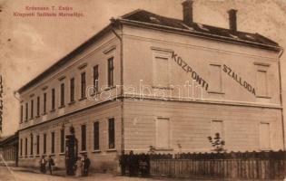 1912 Marosillye, Ilia; Erdsmann T. Endre Központi szállodája / hotel (EK)