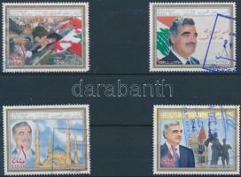 2006 Rafik Hariri meggyilkolásának évfordulója sor Mi 1467-1470 A