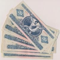 1980. 20Ft (16x) T:I-,II,III mindegyik szép papír