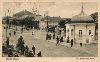 Kiliya, Chilia Noua; street, church