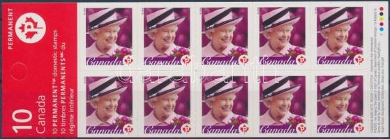 Queen Elizabeth II self-adhesive stamp booklet, II. Erzsébet királynő öntapadós bélyegfüzet