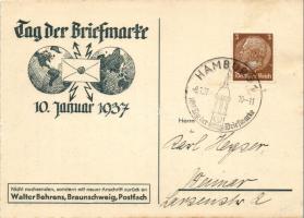 1937 Tag der Briefmarke, So. Stpl