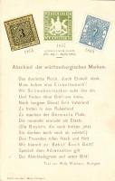 1902 Abschied der württembergischen Marken; Druck von Getr. Metz / Württemberg stamps
