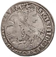 Lengyel Királyság 1621. 1/4T Ag III. Zsigmond (6.08g) T:3 Poland 1621. 1/4 Thaler Ag Sigismund III (6.08g) C:F Klimek 683.