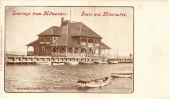 Milwaukee, Yacht Club, boat (13,8 cm x 8,2 cm) (EK)