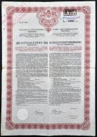 Budapest 1882. "Magyar szent korona országainak vörös-kereszt egylete" Kisorsolási kötvény...