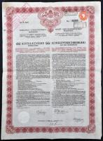 Budapest 1882. "Magyar szent korona országainak vörös-kereszt egylete" Kisorsolási kötvény...