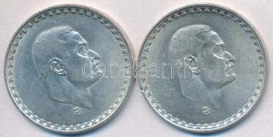 Egyiptom 1970. 50P Ag "Nasser" (2x) T:2
Egypt 1970. 50 Piastres Ag "Nasser" (2x)...