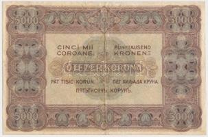 1920. 5000K "Orell Füssli Zürich" T:III kis szakadás