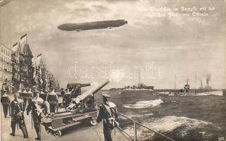 Ostende mit Militärluftballon (EK)