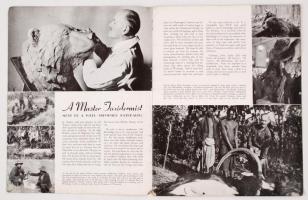 1938 "Game Trails" Memoirs of a thousand sportsmen, képekkel gazdagon illusztrált vadászat...