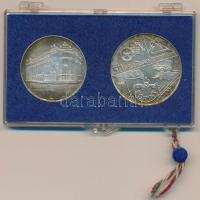 1974. 50Ft Ag + 100Ft Ag "MNB" pár, sérült MNB tokban T:BU patina
Adamo EM44,EM45