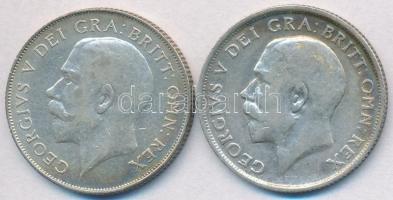 Nagy-Britannia 1915-1923. 1Sh Ag "V. György" (2xklf) T:2-,3
Great Britain 1915-1923. 1 Shi...