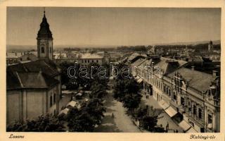 Losonc, Kubinyi tér, Cikta, Brüll üzlete / square, shops