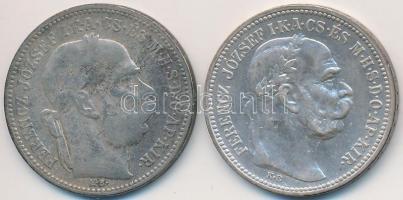 1895-1915. 1K Ag "Ferenc József" (2x) T:2,2-,3