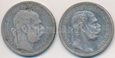 1894-1915. 1K Ag "Ferenc József" (2x) T:2,2-,3