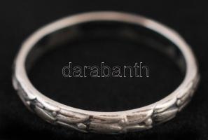 Női ezüst(Ag) gyűrű, jelzett, méret: 57, 2,2 g silver ring, size: 57, 2,2 g